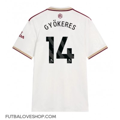 Dres Arsenal Viktor Gyokeres #14 Tretina 2025-26 Krátky Rukáv Dres Arsenal Viktor Gyokeres #14 Tretina 2025-26 Krátky Rukáv